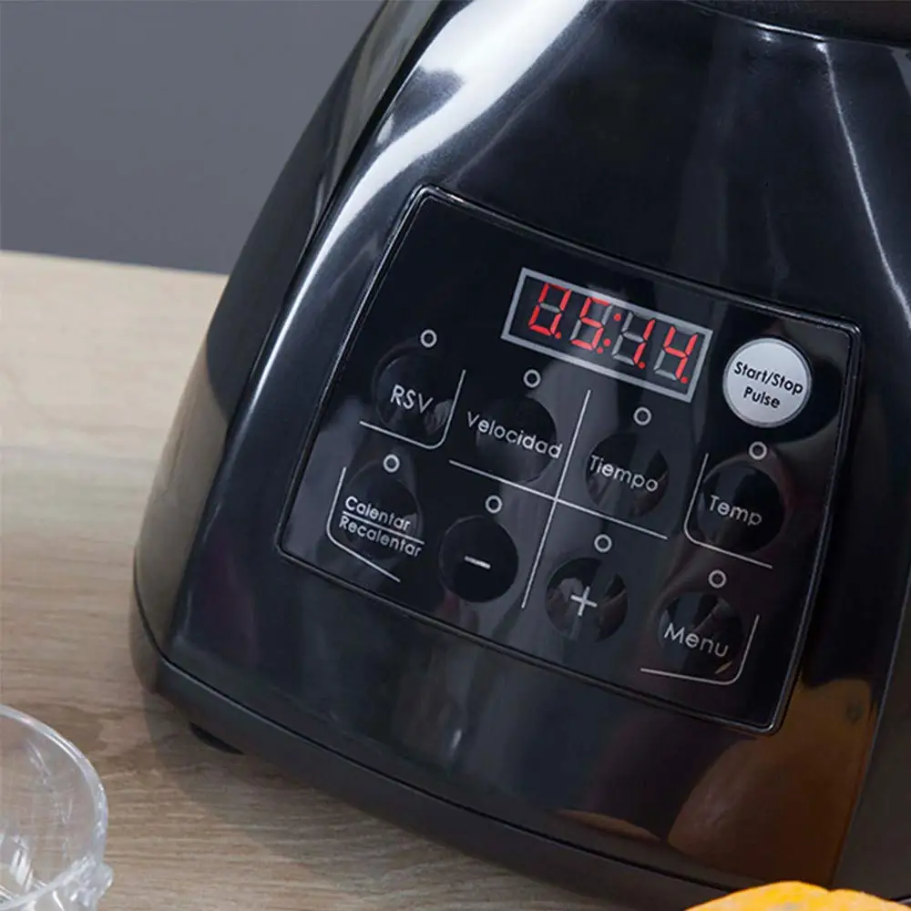 NewChef-Batidora de Vaso Programable de 1.7L con Menús Preconfigurados, 5 Velocidades, Temperatura Ajustable hasta 120º