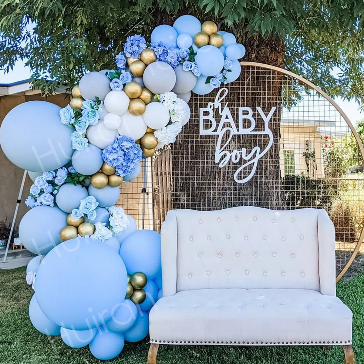 

Blue Macaron Metal Balloon Garland Arch Wedding Supplies Birthday Party Decortions Kids Birthday Foil Balloon Baby Shower Globos