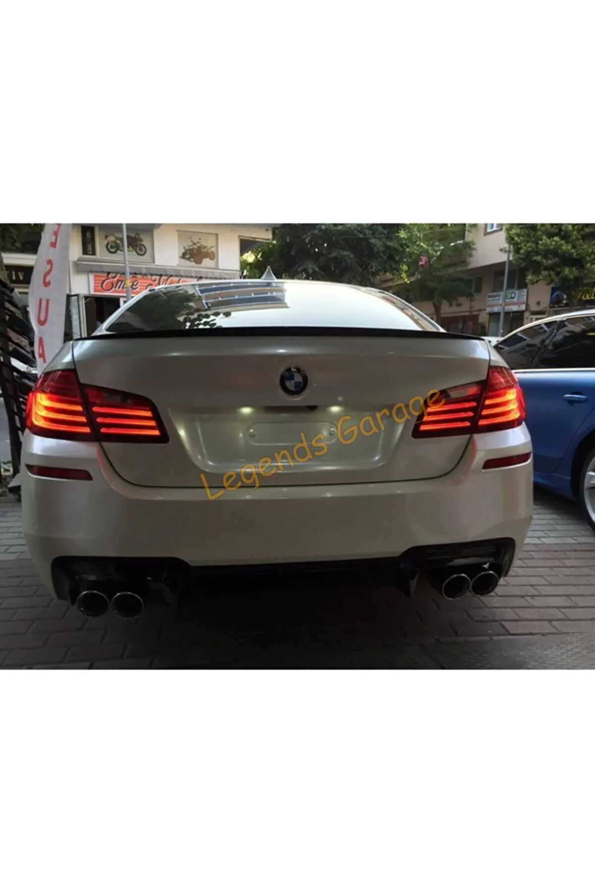 

For BMW F10 Diffuser Models 2010-2017--- Rear Bumper Spoiler Auto Styling Car Accessories Wings Flaps Muld Deflector Lip Extra