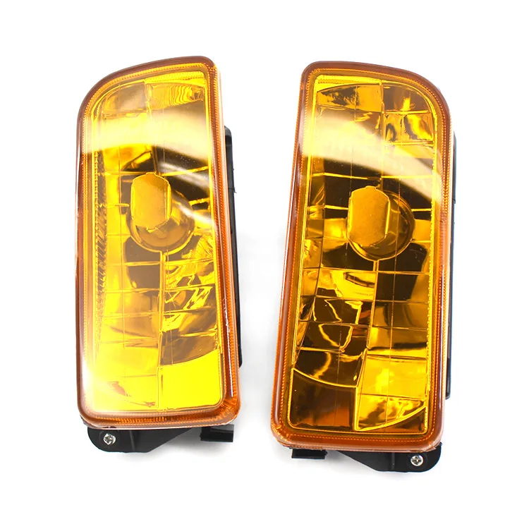 JanDeNing 1 Pair Yellow Lens Front Bumper Lower Fog Light Lamp Foglight With Bulb Left +Right For 1992-1998 BMW E36