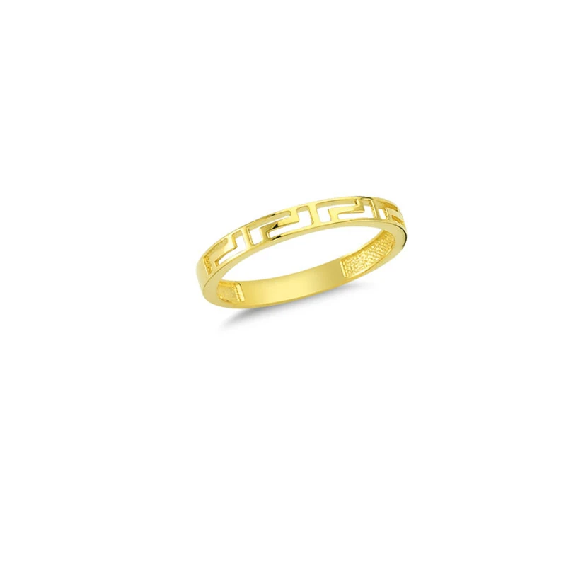 14K Solid Gold Classy Ring for Women