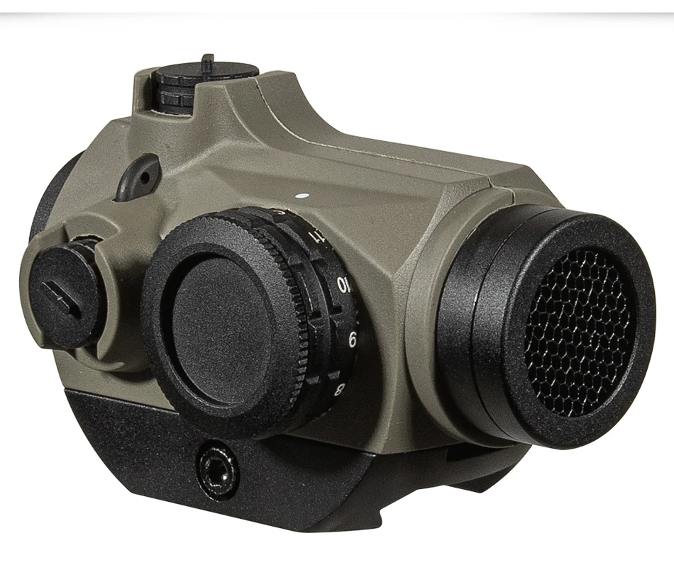 DIANA  1x22 3MOA Rubber Armed 11 Level Red w/picatinny Riser Mount Lower 1/3 Co-witness Picatinny AR15 Red Dot Sight