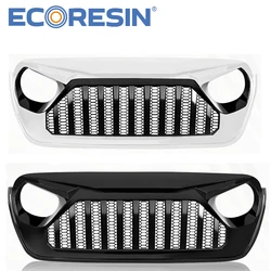 For Jeep Wrangler 2018-2022 JL JT 4*4 Jeep Auto Parts Front Bumper Grilles car Exterior Accessories Insert Mask Style Grill