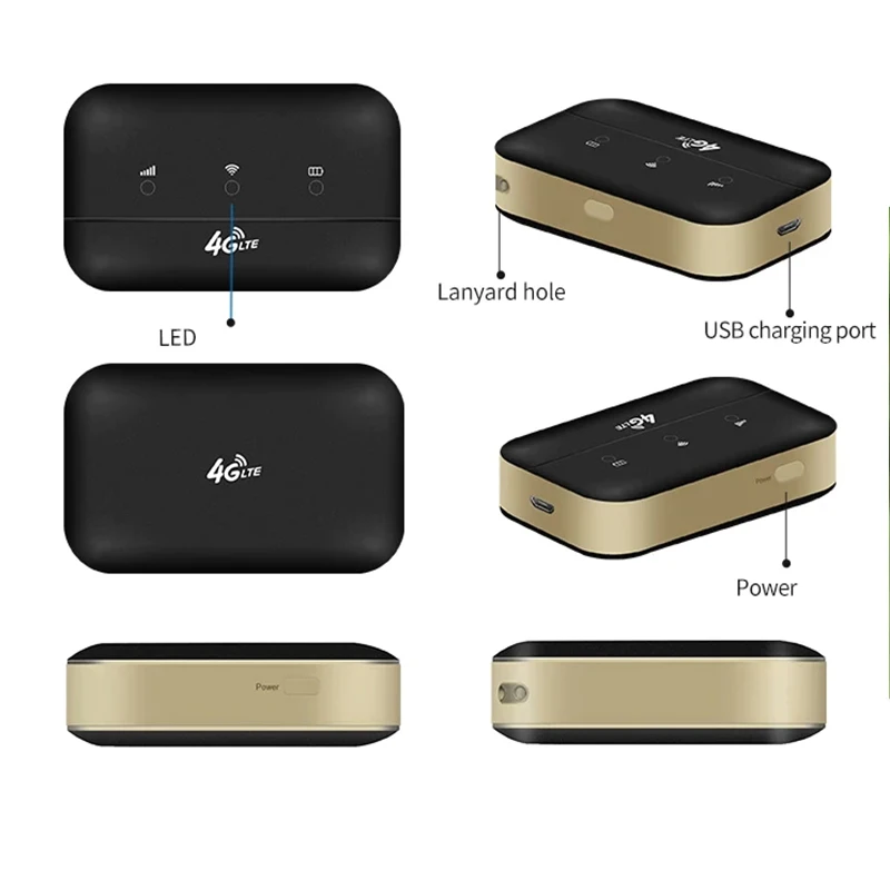 WIFI Router LT600 4G 150Mbps Hotspot Mifis Support B1 B3 B5 B7 B8 B20 B38 B40 B41 Similar to huawei E5885