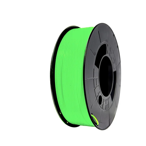 Filament PLA HD printer 3D brand Winkle green Color 1,75mm 300g glow dark made Spain printers 3D Ender Prusa