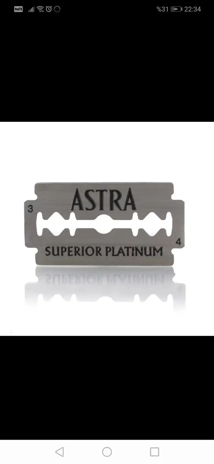Astra 100 Pcs Rasierklinge Doppel Rand Überlegene Platin Doppel Rand Für Rasur Sicherheit Rasieren Hight Quailty Für Männer Rasiermesser klinge