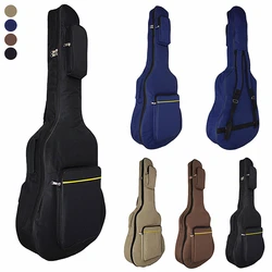 4 Colors Guitar Bag Thicken With Cotton 40/41 Inch Shoulders Folk Acoustic Guitar Fashion Cool Stylish Gift Bag