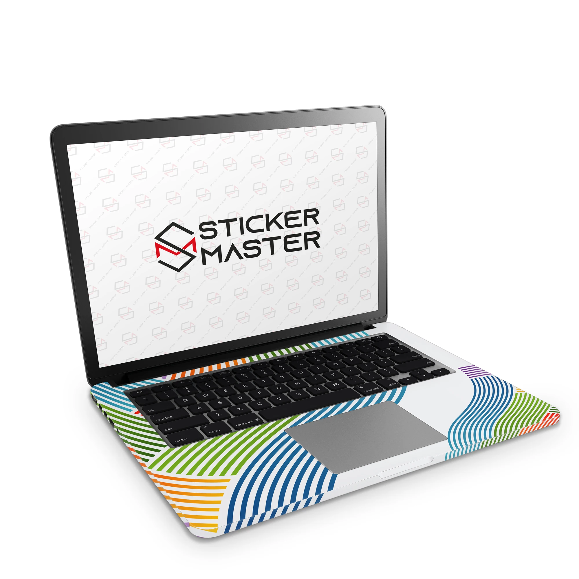 Sticker Master Colors And Lines Laptop Vinyl Sticker Skin Cover For 10 12 13 14 15.4 15.6 16 17 19 