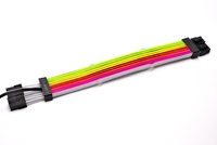 Lian-Li STRIMER PLUS 8 PIN Addressable RGB Power Extension Cable White Braided Version