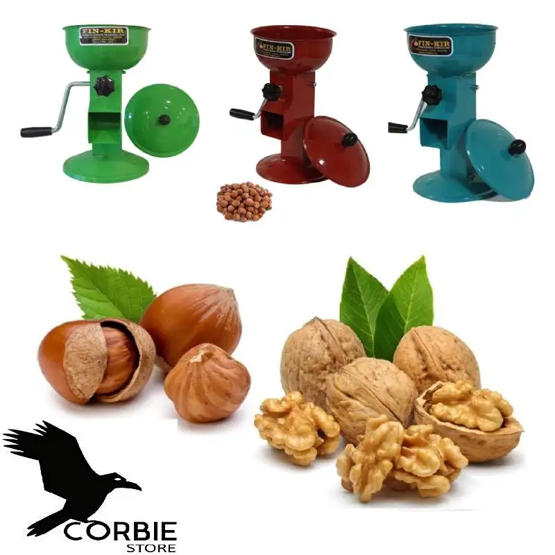 Hazelnut Walnut Almond Cracking Machine 3 Different Color Options Red Blue Green High Quality