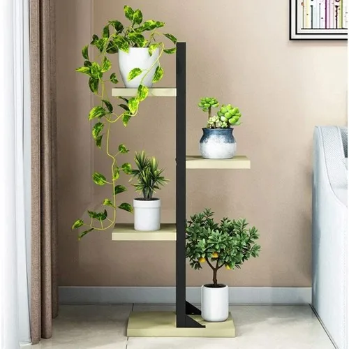 Boss Group Flowerpot with Partition and Shelf Metal Frame