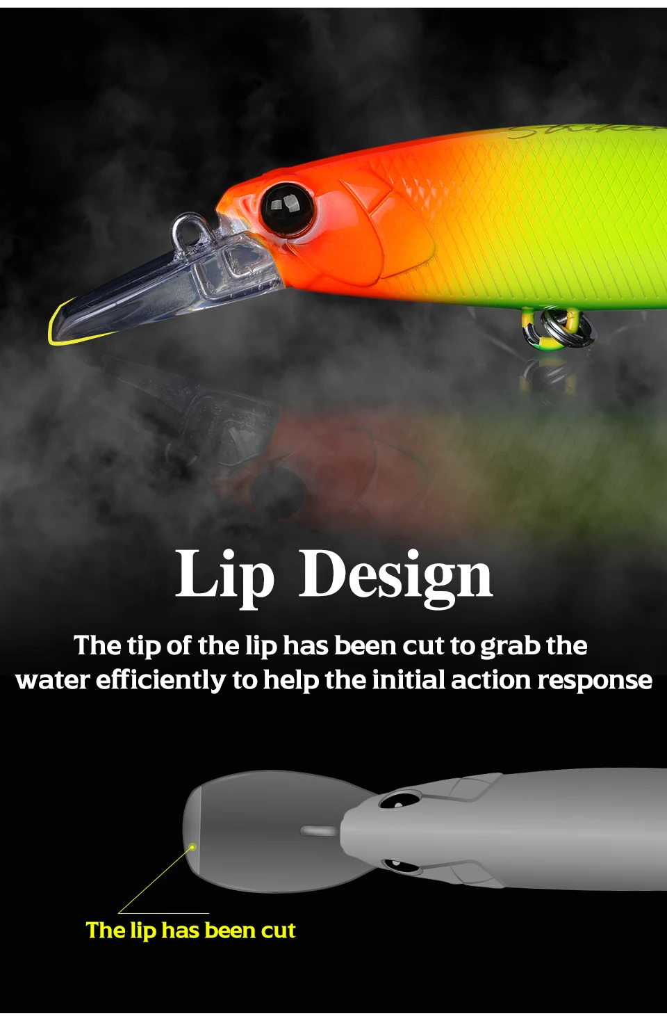 TSURINOYA 90S Heavy Minnow Sinking Angelköder 3,54 Zoll 37 g STRIKER Long Casting Hochfester harter Köder Meeresangeln Thunfischmodell – Detail 11