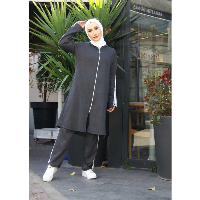 Track Suit Women Muslim Clothing Muslim Sets Plus Size Dress turkish clothes for women autumn Garment hijab Moroccan tagine Long