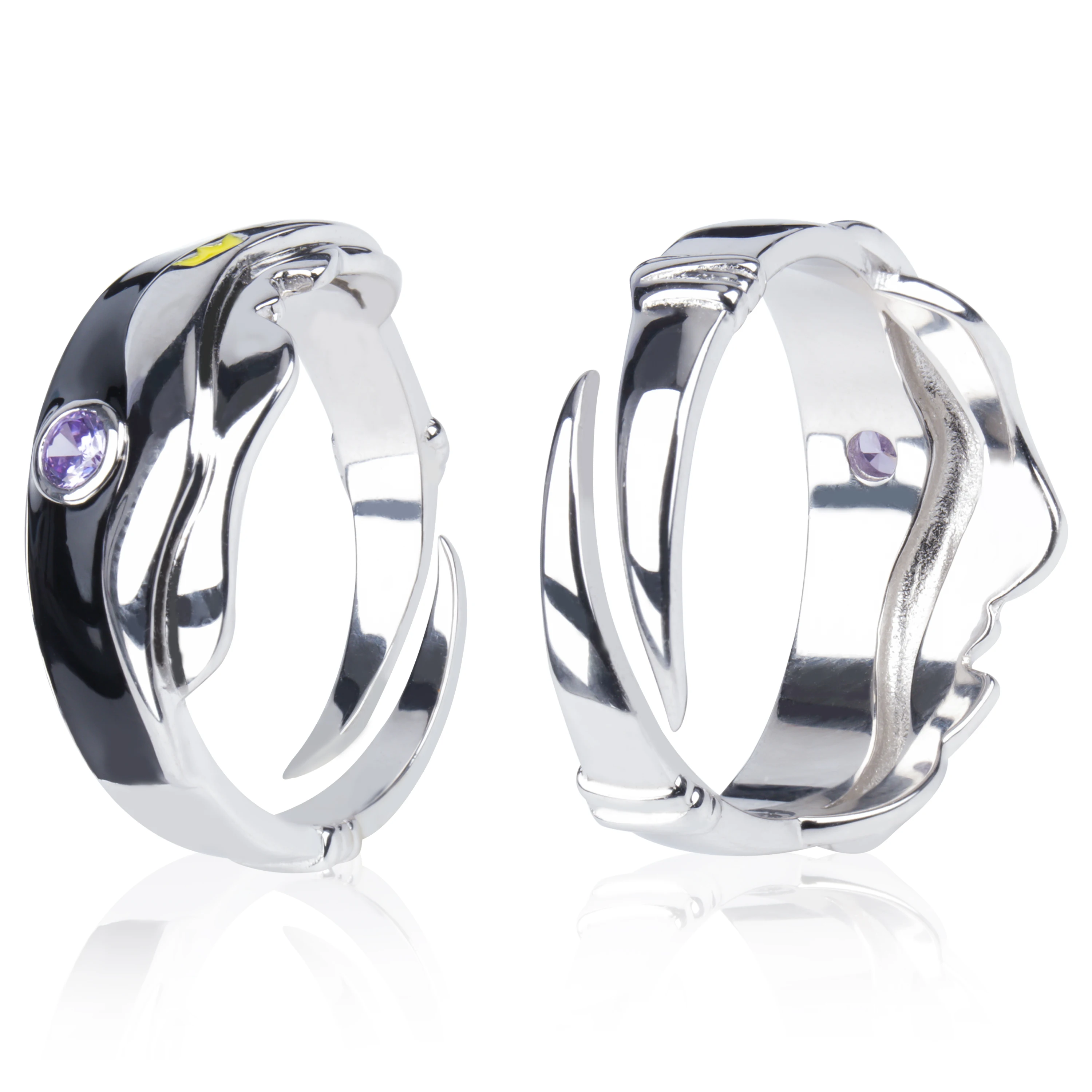 TWINKANIME S925 Sterling Silver Noragami Anime Yato Ring Adjustable About 7-9# For Men Women Holiday & Birthday Gifts