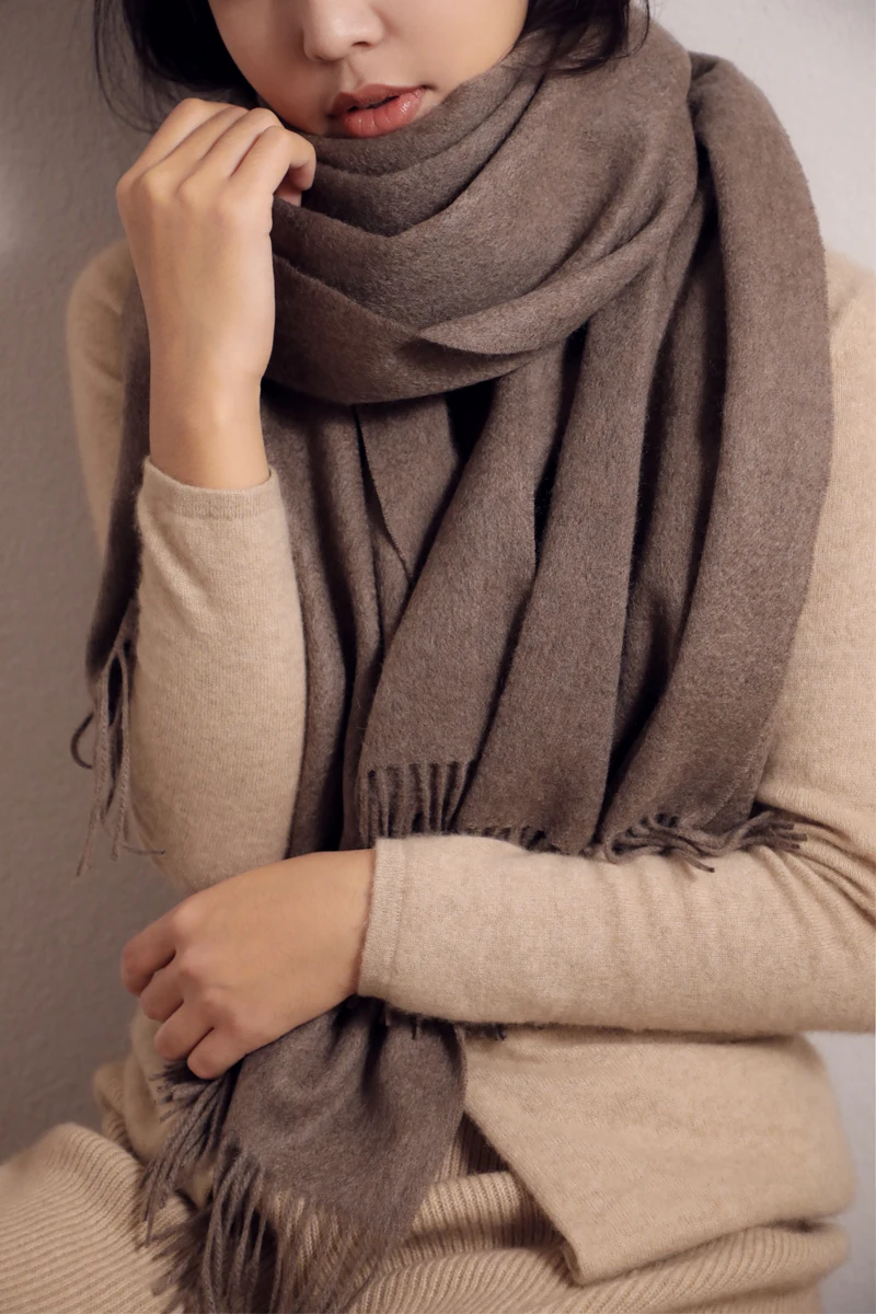 Luxusmarke Kaschmir großer Schal für Frauen weicher Damenschal 200*70 cm Herbst Winter Echter Pashmina Neue Stile