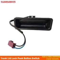 Trunk Lid Lock Push Switch Button Handle For BMW E39 E60 525 528 530 540 M5 51248168035 2046802391