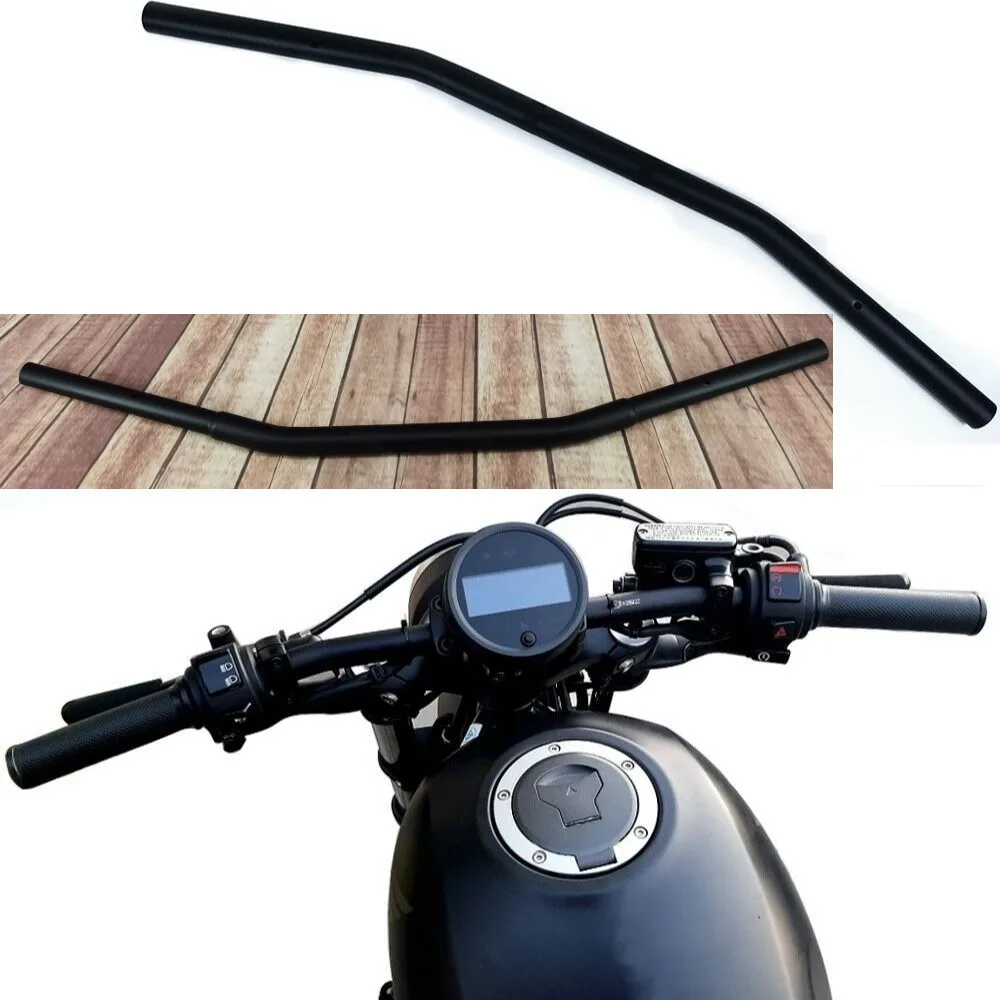 Flat Drag Style Handlebar for Honda REBEL CM CMX 300 500 1100 CMX300 CMX500 CMX1100  2017 2018 2019 2020 2021 17 18 19 20 21