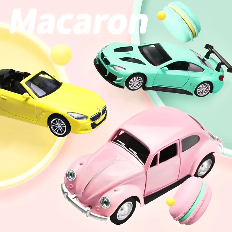 

MSZ Miniature 1/43 Diecast Metal Model Car Collection Toy Vehicles Mini Alloy Pull Back Openable Doors Car Present For Kids Boys