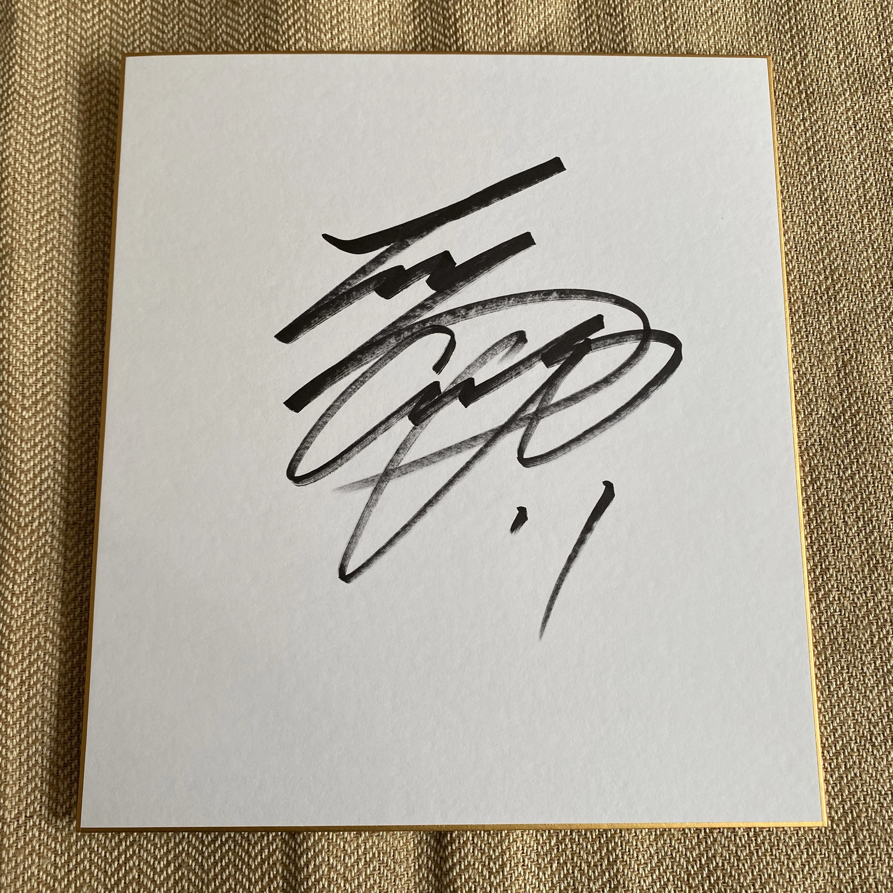 Hand Signed Ohtani Shohei Autographed Baseball  Shikishi Card J-POP GIFTS RARE