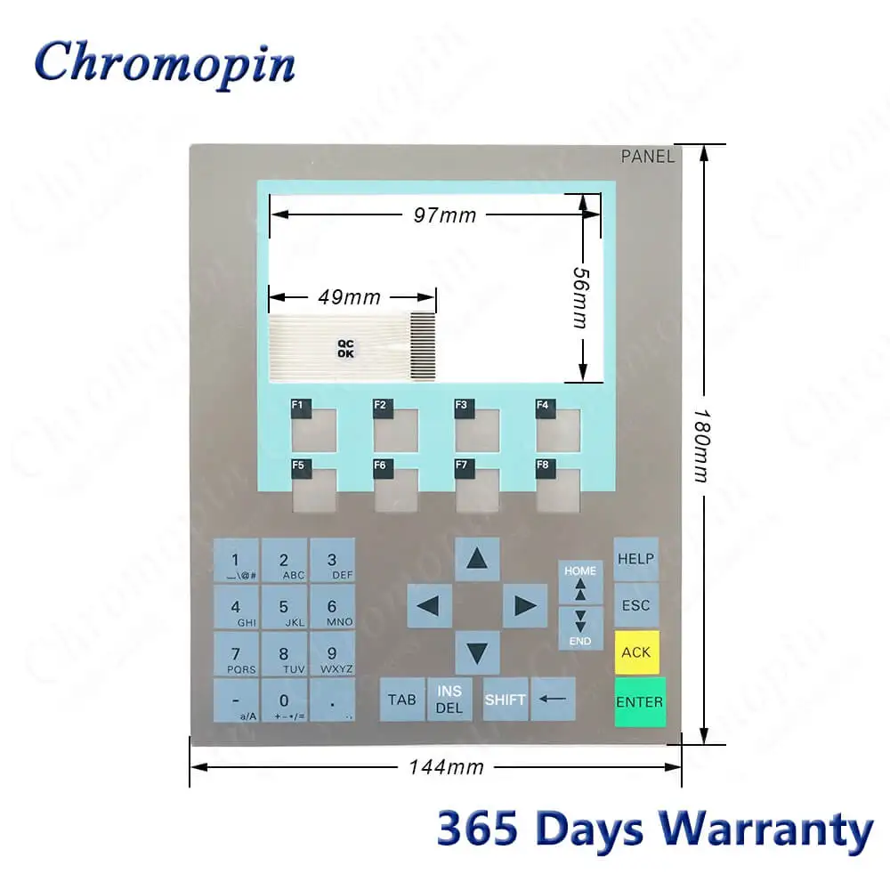 6AV2124-1DC01-0AX0 Membrane Keypad Keyboard Switch for 6AV2124-1DC01-0AX0 KP400 HMI Digitized Keypad Machine