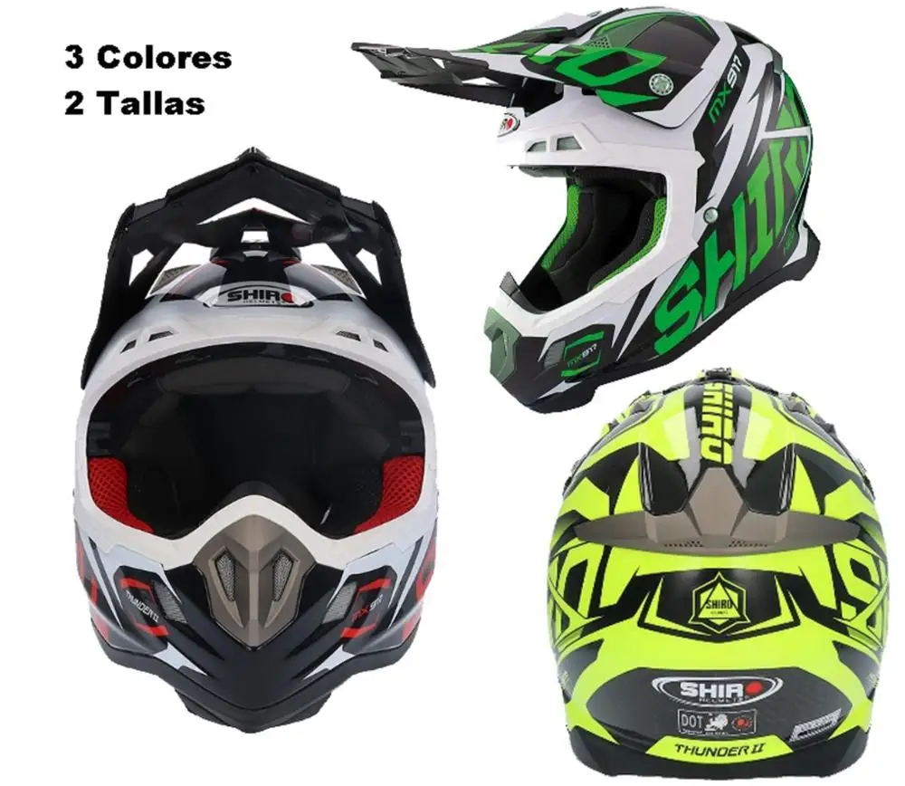 Shiro MX-917 Thunder Kid. Children's helmet motorcycle Cross Nile 3 colors Motor M/L