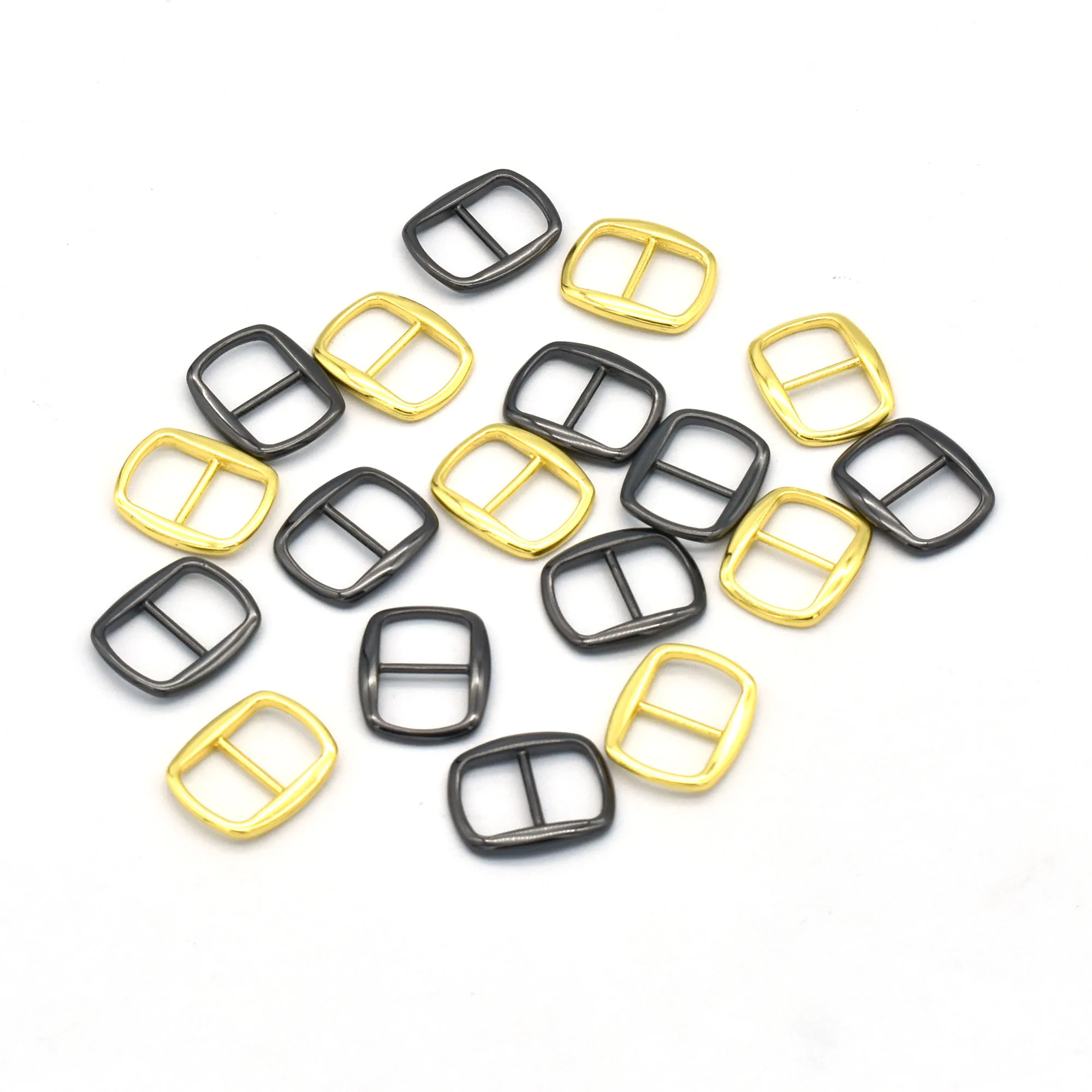 

Rose gold Belt Buckle Slide Buckles Small Metal Adjustable Buckle Strap Bag Buckle for Shoes Doll Cloth Sewing Projects 13mm