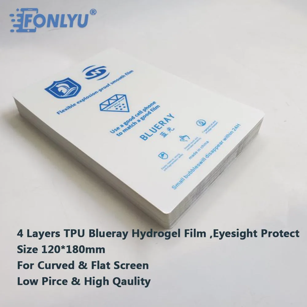 

FONLYU Blueray Sheet Flexible hydrogel Film Compatible For Screen Protector Film Cutting Machine Phone Cutter Repair Tool Set