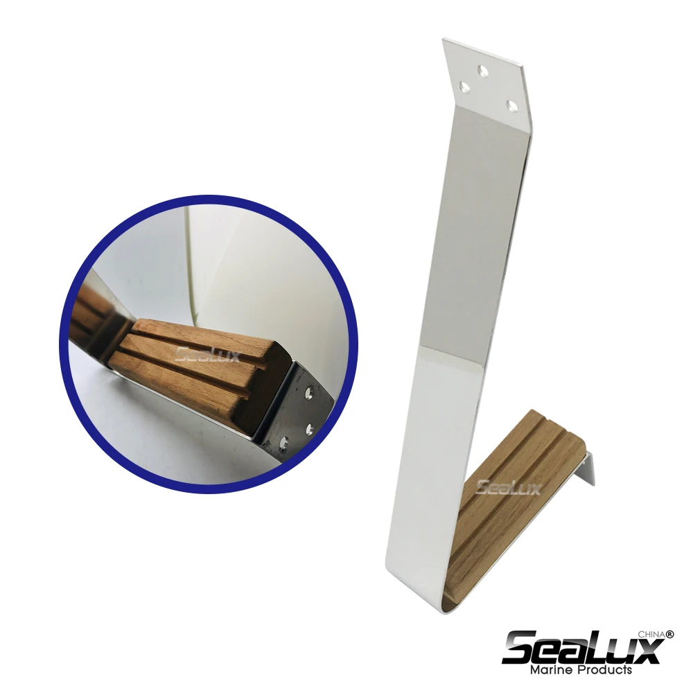 Sealux Teak Mast Step Stainless Steel 304 for sail boat easy mounting