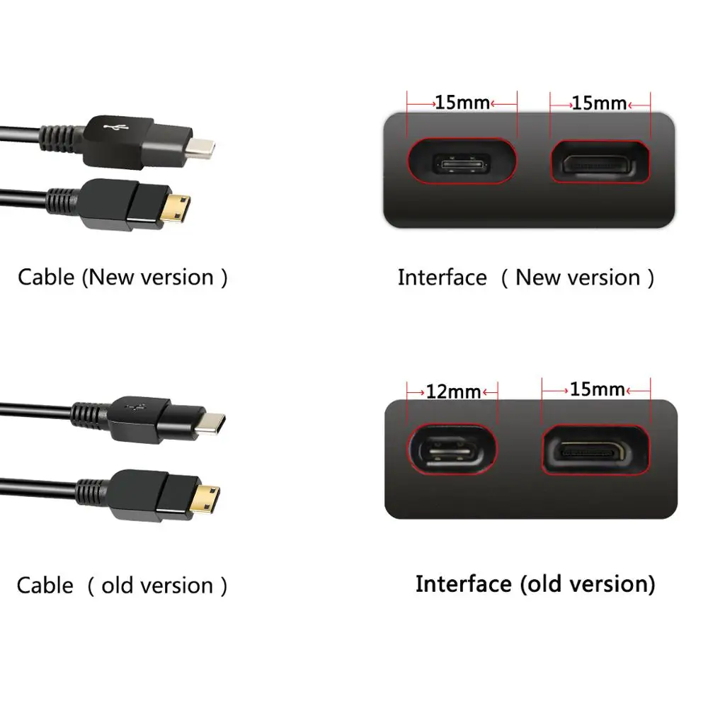 GAOMON 3-in-2 Cable HDMI USB POWER in One Cable Just For Graphics Tablet Monitor PD1560 PD1561 PD1161 1.8m Cable Length