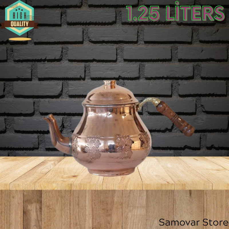 Copper Teapot turkish tea set antique tea ware For bulk products kettle tea maker Tea infuser water kettles travel 2021 samovar