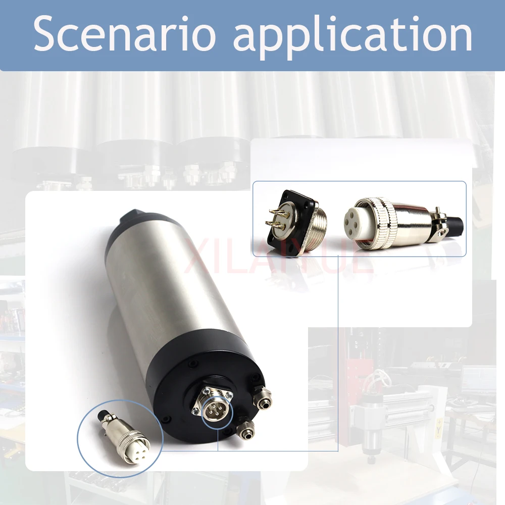 XILAIYUE Aviation Plug Aviation Connector H17-4PB for Water Cooling Spindle Motor Accessories with Male & Female