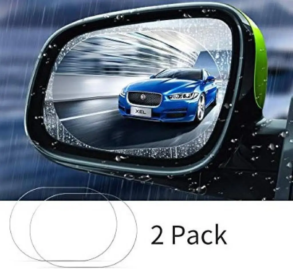 Glass Rain Water Slider Anti-Fog Auto Exterior Rear View Mirror Film