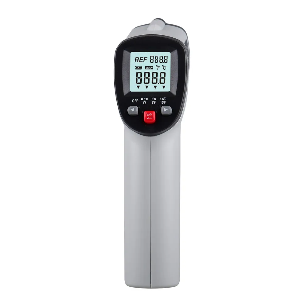 5PCS GM550F -50℃~500℃ Infrared Thermometer Non-Contact Infrared Laser Temperature Meter Gun LCD Display Industrial Pyrometer