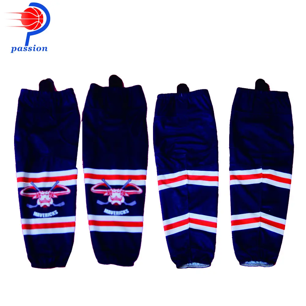 

10 пар сублимационных хоккейных носков по индивидуальному заказу с вашим собственным логотипом