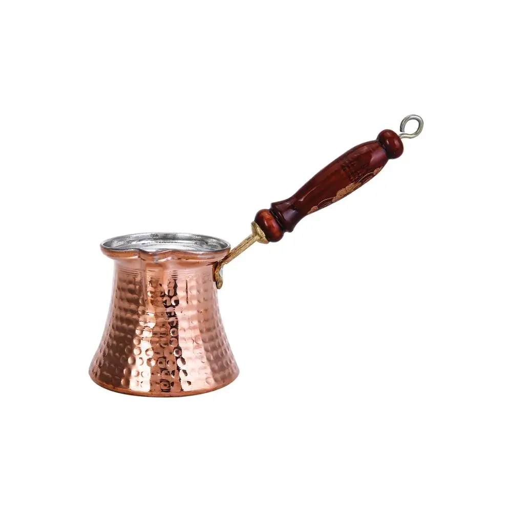 Turkish Traditional Copper Coffee Pot Handmade Ottoman Coffee Tea Espresso Pots %100  Turkish Coffee Maker Cezve Made in Turkey