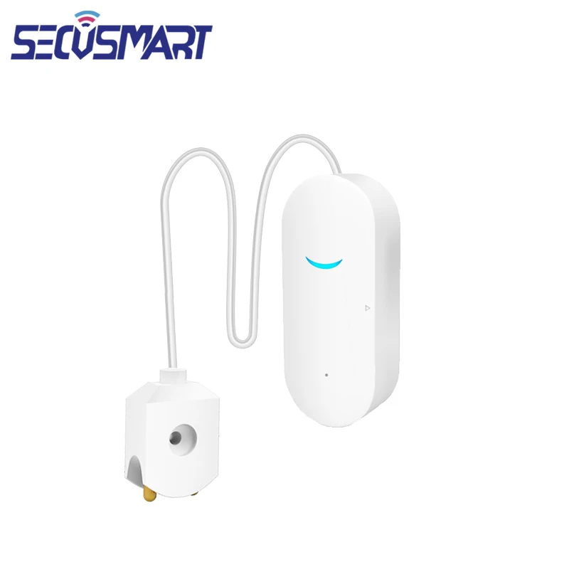 WiFi Leak Sensor Alarm Tuya Water Leakage Detector Flood Leak Alert Level Overflow Smart Life Home Burglar Security Alarm System
