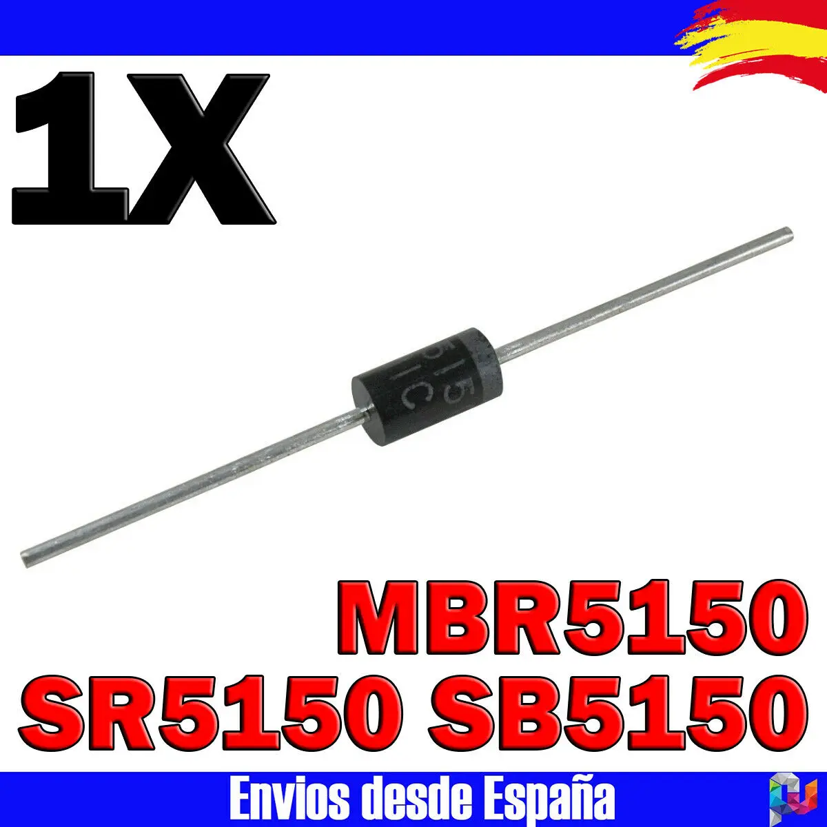 1x SR5150 SB5150 MBR5150 Schottky diode 5A 150V is