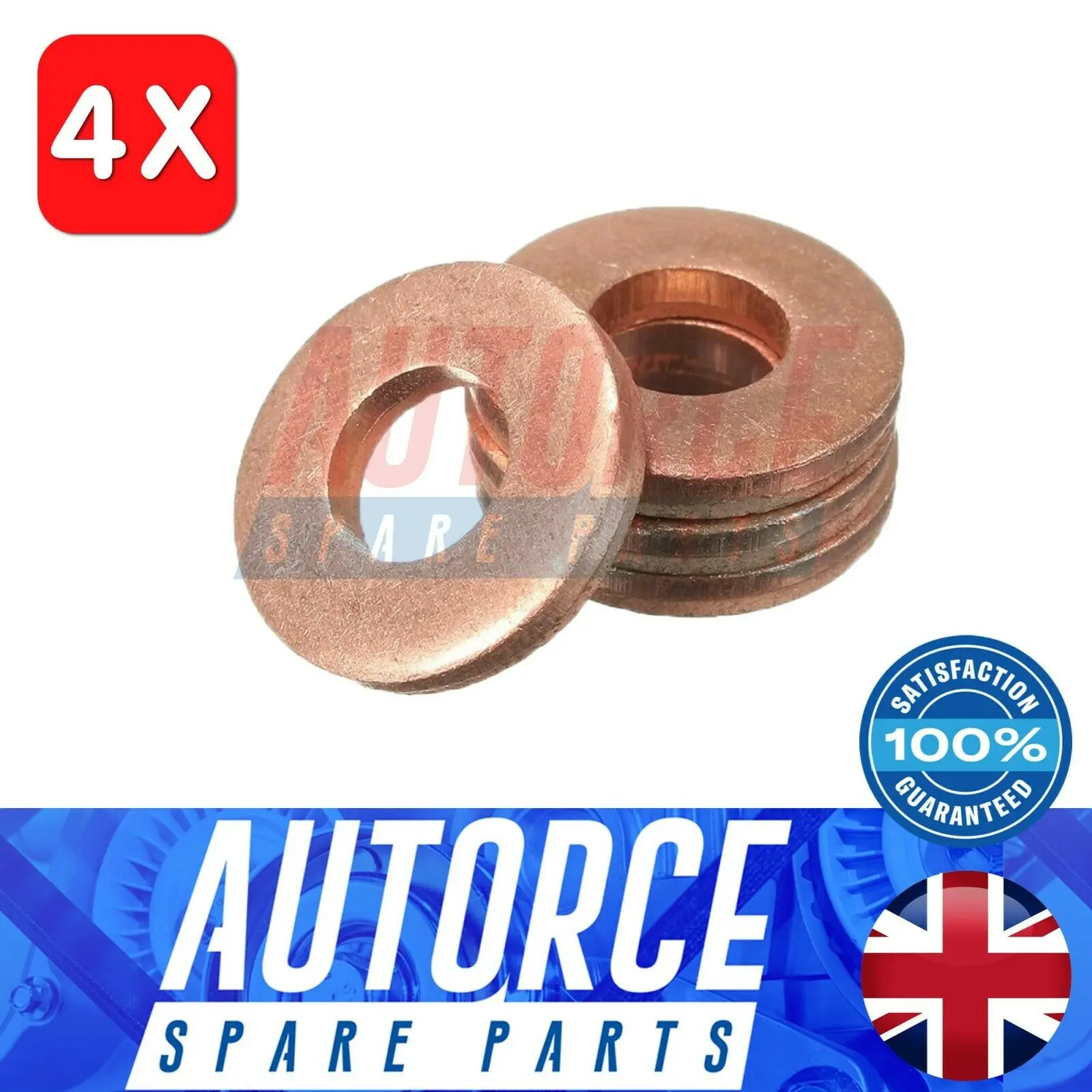 4X FOR FORD C-MAX FOCUS MONDEO S-MAX KUGA GALAXY 2.0 2.2 TDCI TO FUEL INJECTOR SHIM