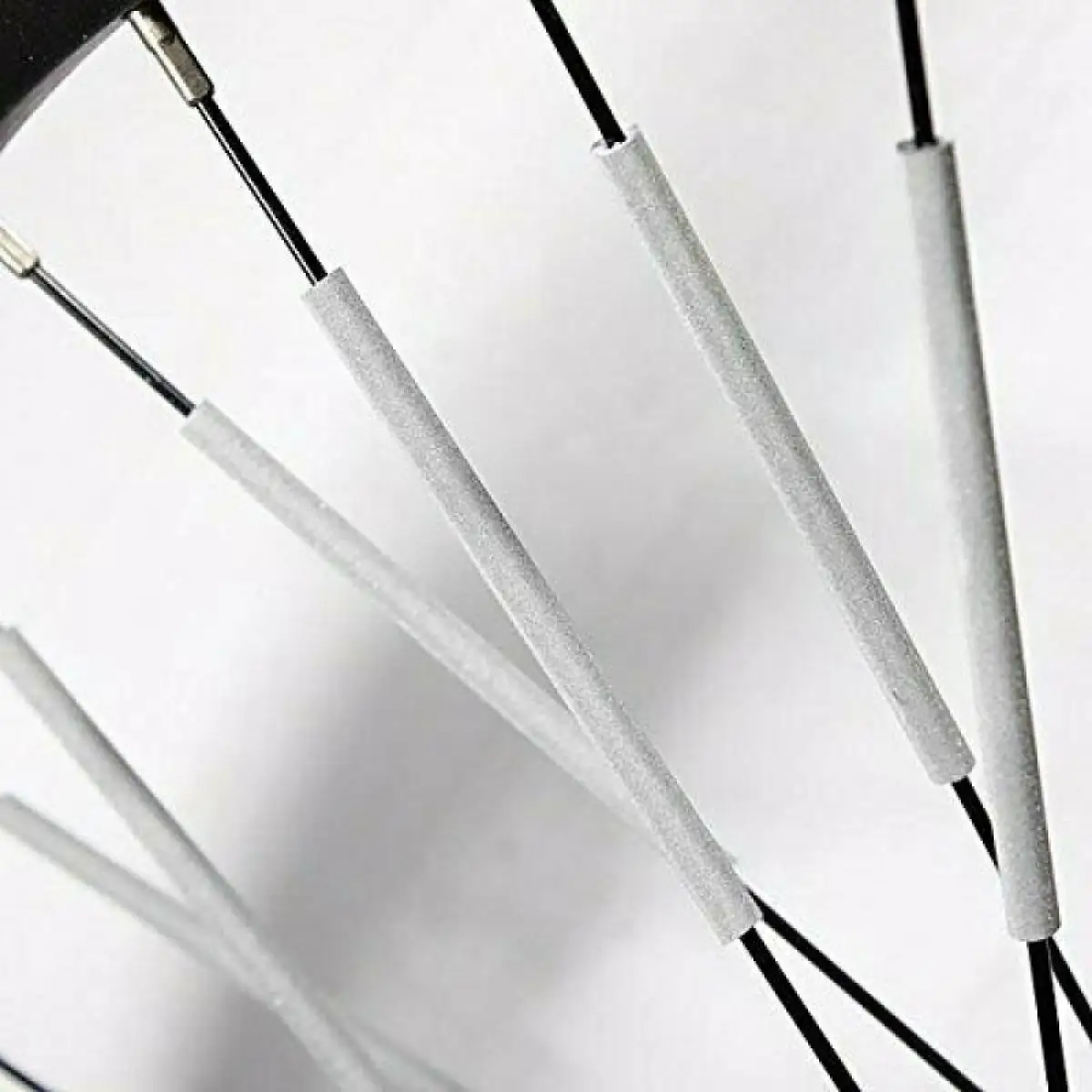 Imagem -03 - Bicicleta Refletor Tubo Roda Falou Reflexivo Adesivo Tubo Luz de Advertência Segurança Faça Você Mesmo Bicicleta Refletor Tubo Refletor 12 36 72 Peças