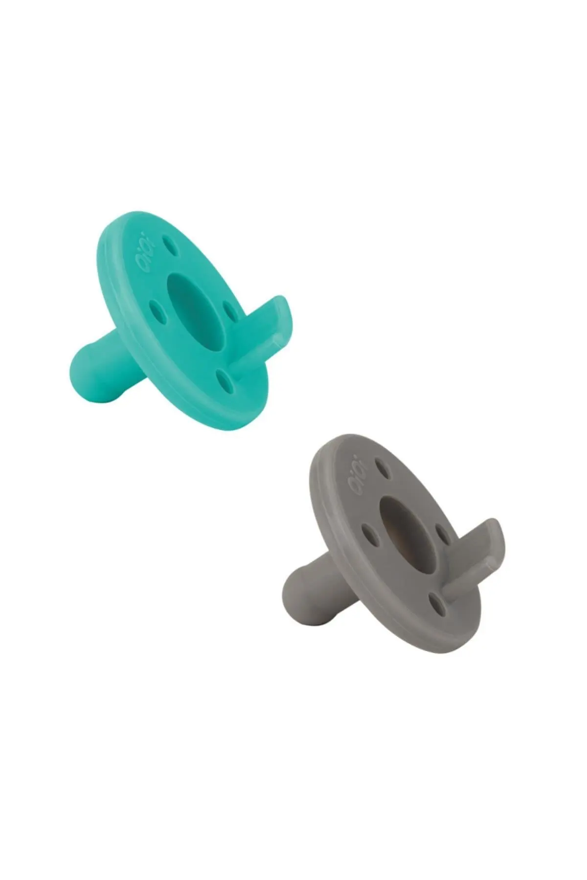 OiOi Pacifier สีเขียวและสีเทา2ชิ้น