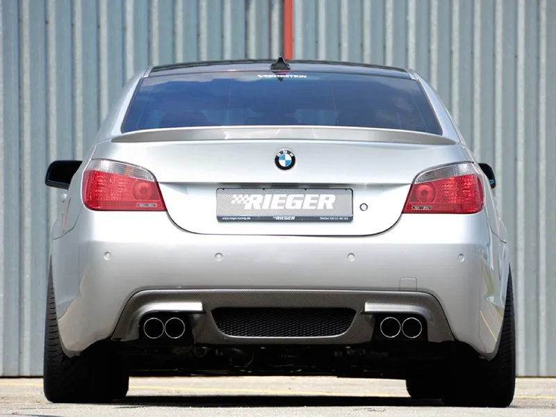 5 Series E60 M Tech 2004-2009 car Styling Rear Tail Diffuser for BMW