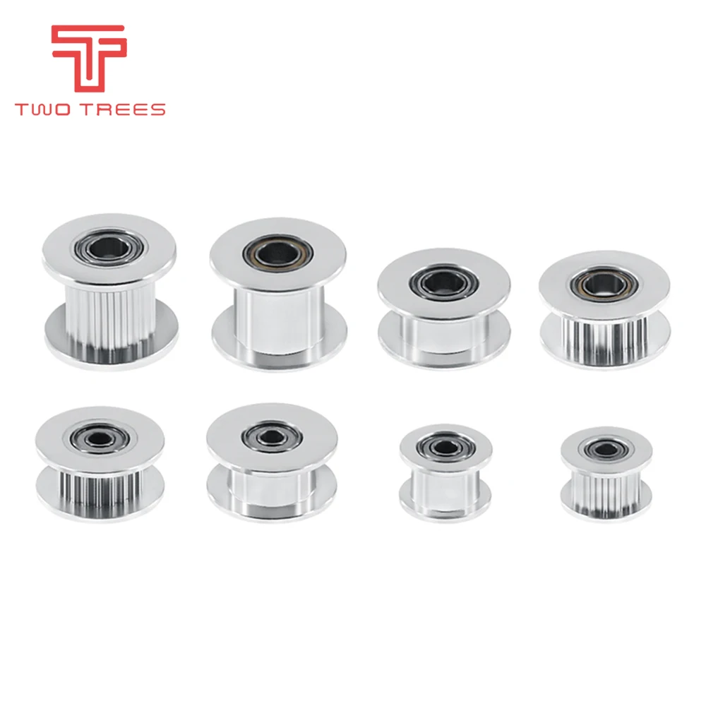 GT2 Typ Passives Synchronrad 16/20 Zähne Aluminium Zahnriemenscheibe für 3D-Drucker Zahnrad-Umlenkrolle Breite 6mm/10mm – Detail 8
