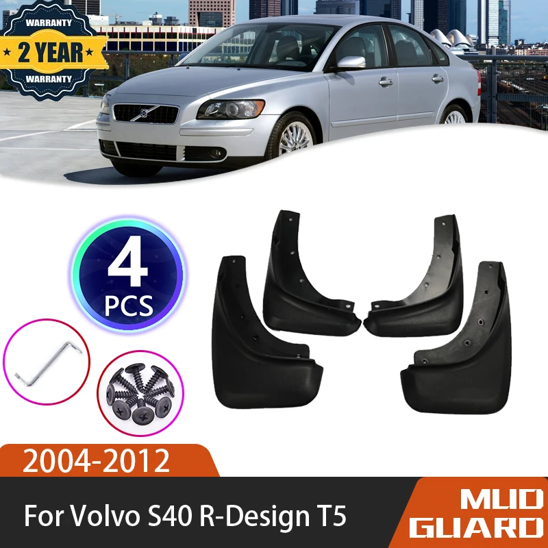 

4 Piece Set Of Car Fender For Volvo S40 R-Design T5 2004~2012 Fender Splash Fender Automobile Trim Panel Car Accessories