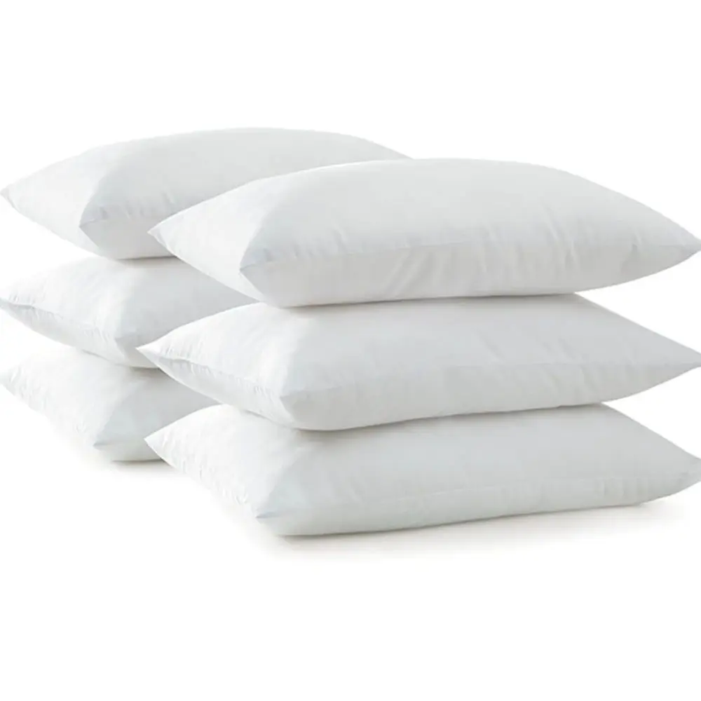 

%100 Cotton Cushion Set 6 Pieces 50x70Cm Washable Large Healty Material Classic Pillow Basic Style Home Bedding