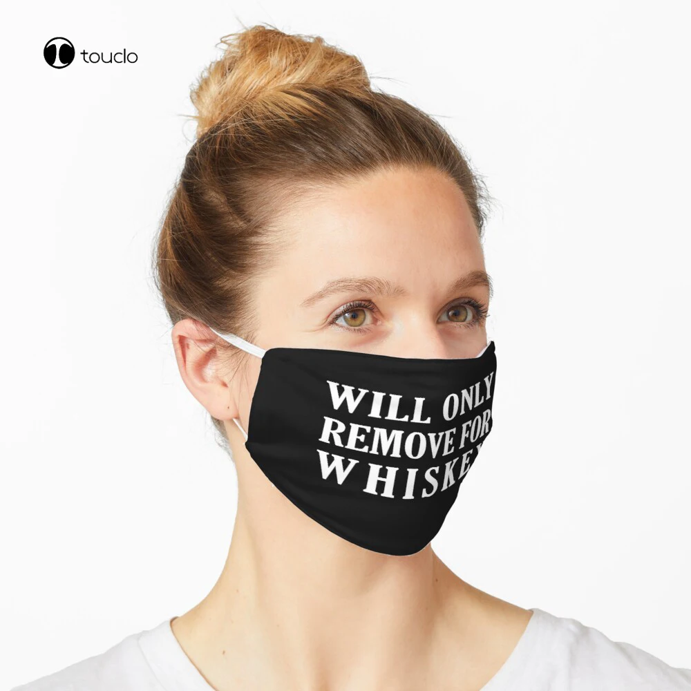 Will Only Remove For Whiskey Mask Face Mask Filter Pocket Cloth Reusable Washable