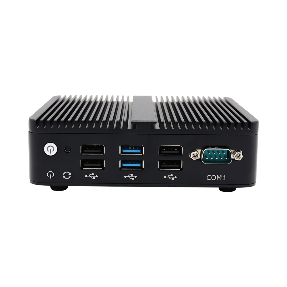 Egglobal-ファンレスのないミニPC,pfSense j4125,クアッドコア,4 x intel i210/i211, lan, hdmi com,スリムな産業用コンピューター,ファイアウォール,vpn