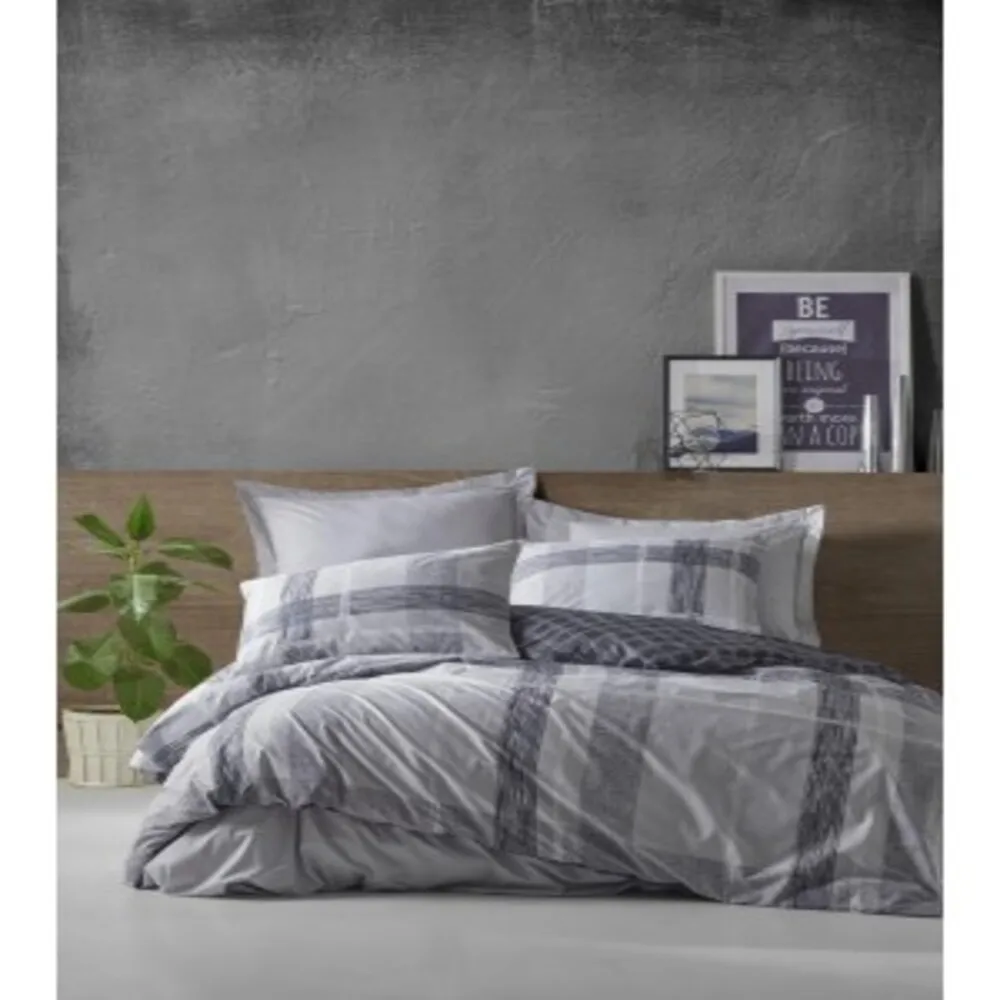 Cotton Box Ranforce Miranda Duvet Cover Set - 100% Cotton Duvet cover: 160x220 Bed sheet: 160x240cm