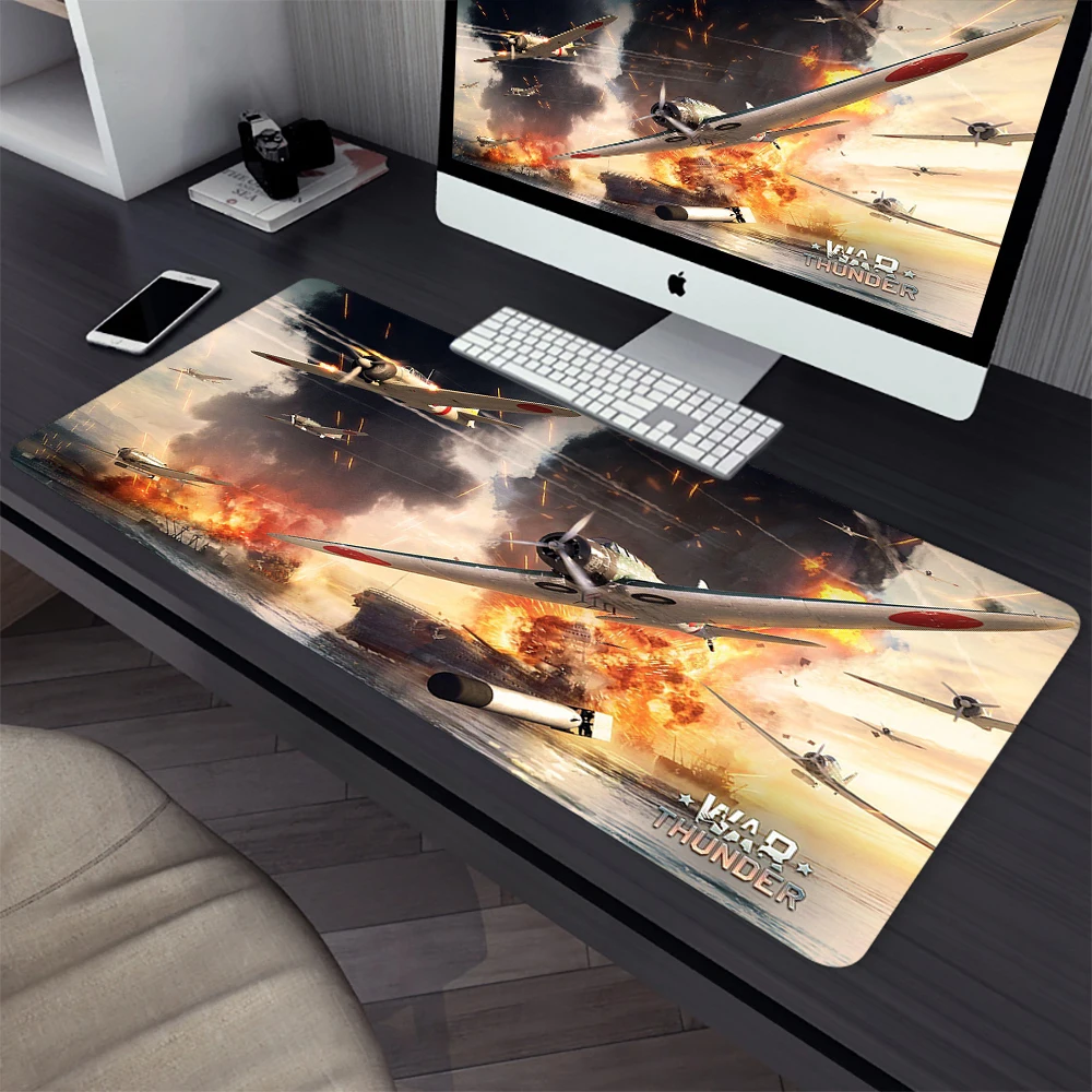 War Thunder-alfombrilla de ratón grande para juegos, alfombrilla de ratón para ordenador portátil, alfombrilla para teclado de oficina XXL