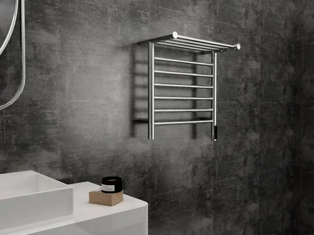 Towel rack Electirc heated  bathroom New arrival  (Temperature controller emebedded)