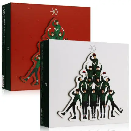 

Genuine Original EXO K+M Miracles In December Album Chinese Korean Version Kris Luhan Male Singer Team Pop Music 2 CD Box Set